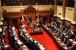 Governor Inslee traveled to Victoria, British Colombia, Canada to address the Legislative Assembly.