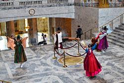 Korean Musicians and Dancers perform in the Capitol Rotunda to celebrate visiting Governor Song of Jeollabuk-Do Korea