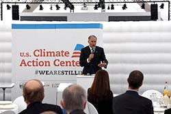 Governor Jay Inslee participated in the United Nations Climate Change Conference’s Conference of the Parties in Bonn, Germany, in November 2017 to help reassure global leaders of American commitment to climate action.