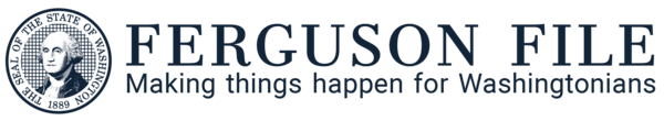 Ferguson File Logo featuring the Washington State Seal